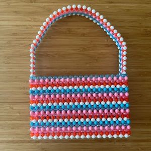 Susan Alexandra Cotton Candy Stripe Bag
